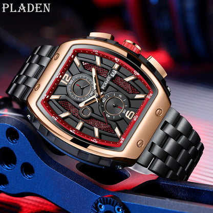 PLADEN Multifunction Business Men's Watches