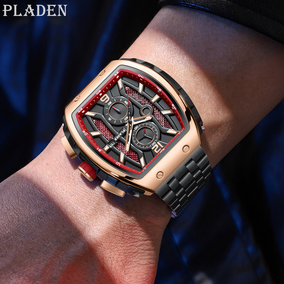 PLADEN Multifunction Business Men's Watches