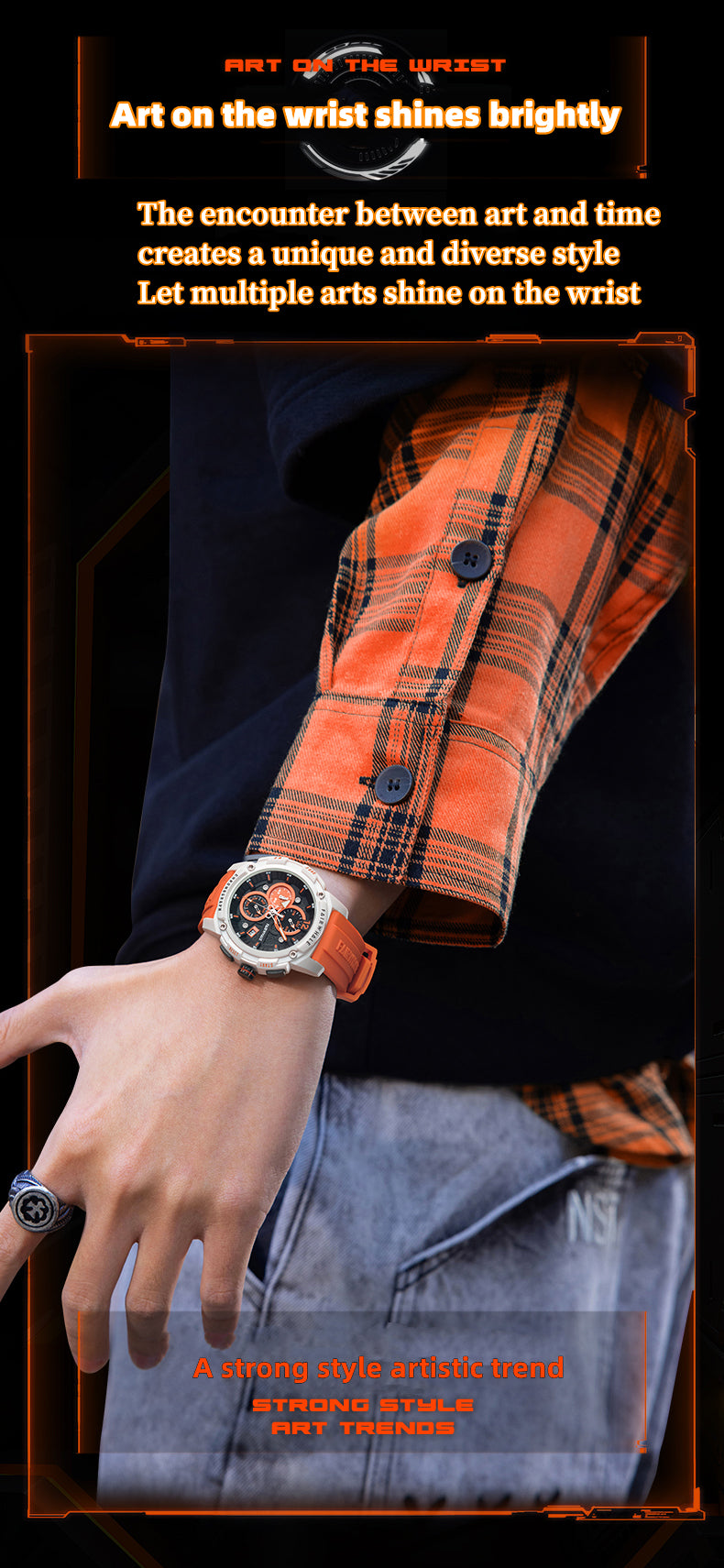 Mark Fairwhale 4360 Men’s Luxury Quartz Watch